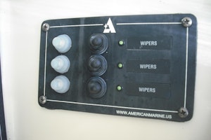 Wiper switches at Helm